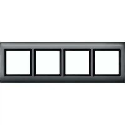 Image de Merten 400414 Cadre AQUADESIGN, quadruple, anthracite