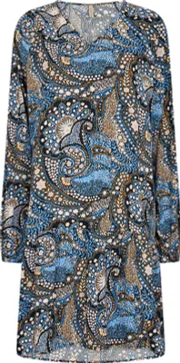 Produktbild von soyaconcept Damen Kleid SC-MANNY 3 16825-L, 16825-M, 16825-S, 16825-XL, 16825-XS SOC-40268 c bright blue combi M