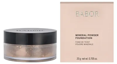 Produktbild von BABOR Mineral Powder Foundation 02 medium, Jeder Hauttyp, Alle Hauttöne, Palette, Gepresstes Puder, Strahlend, 20 g