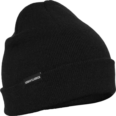 Produktbild von Urban Classics TB811 | Basic Flap Beanie One Size - Farbe: Black - Größe: One Size