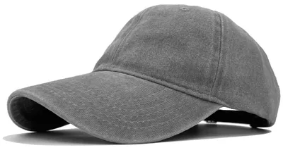 Productafbeelding van Uni baseballpet, voorgewassen, verstelbaar, grijs, katoen
