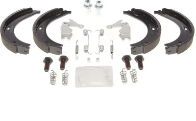 Produktbild von BOSCH 0 204 113 819 Handbremsbeläge passend für MERCEDES-BENZ VITO Bus (638) Handbremse 178mm