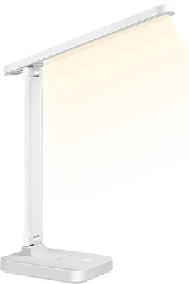 LED Schreibtischlampe, Tischlampe, 3 Farbtemperaturstufen Dimmbare Augenschutz Tischleuchte Schreibtisch Lampe