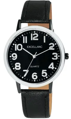Produktbild von Excellanc Herrenuhr mit Kunstleder-Armband