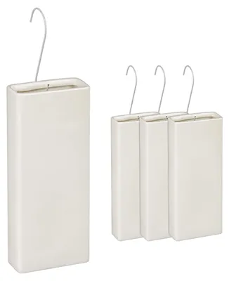 Produktbild von Relaxdays Luftbefeuchter Heizung, 4er Set, Wasserverdunster für Heizkörper, inkl. Haken zum Aufhängen, Keramik, creme, KI-generiertes Bild