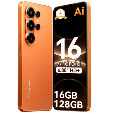 Produktbild von Blackview Wave 10C smartphone Ohne Vertrag, Android 16, 6.88", 120Hz, 1080p, Dual SIM, Face ID, 5000 mAh, Gemini AI, DokeOS 5.0, 1080p, 4G