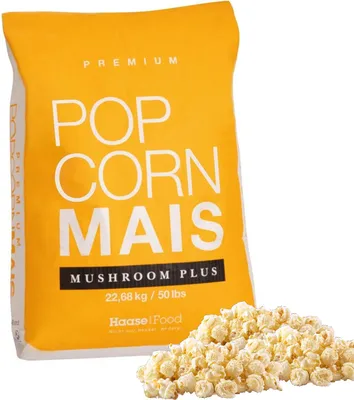 Obrázok produktu pre Premium Popcorn-Mais Mushroom PLUS – 22,68 kg – Perfekt für Karamellisiertes Gourmet-Popcorn
