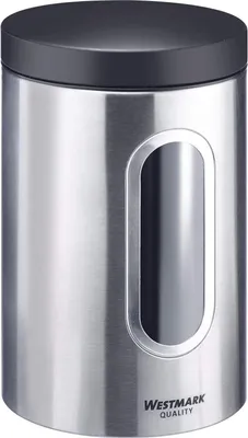 Image de WESTMARK 62382260 WESTMARK Vorratsdose 21,5 cm hoch grau 2300,0 ml