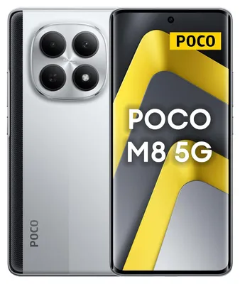 Produktbild von Xiaomi POCO M8 5G Smartphone 8/256GB 6,77" Silber