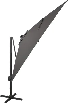 Produktbild von vidaXL Ampelschirm mit LED-Beleuchtung 300 cm Anthrazit