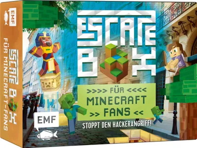 Produktbild von Die Escape-Box für Minecraft-Fans: Stoppt den Hackerangriff!