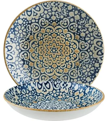 Image de Assiette creuse Alhambra Bloom 28 cm - lot de 6