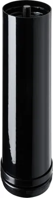 Produktbild von Hettich Möbelfuß 6,0 x 20 - 23 cm Stahl schwarz - 1 Stück