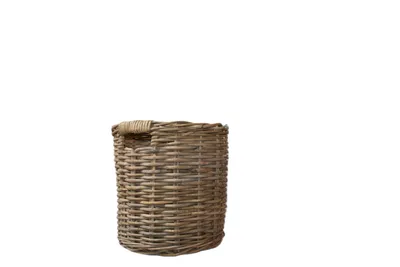 Produktbild von EDG Aufbewahrungskorb-Pflanzkorb für den Innenbereich, Rattan, Natur, H 37 cm, T 37 cm