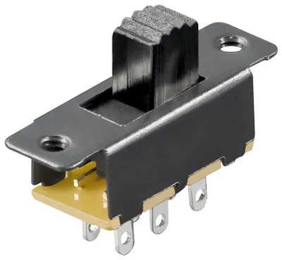 Produktbild von Goobay 10173 Schiebeschalter - 2x UM, 6 Pins, schwarz