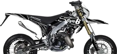 Productafbeelding van Stage6 zwarte decoratiekit voor Honda HM 50