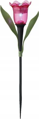 Produktbild von Blumenförmige Solar-Gartenlampe 5,7x31,2cm dekorativ