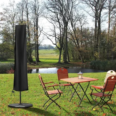 Obrázok produktu pre Záhradný kryt na slnečník, Vodoodolný, 3-190 cm, 420D Oxford, UV-odolný, pre pláž a záhradu
