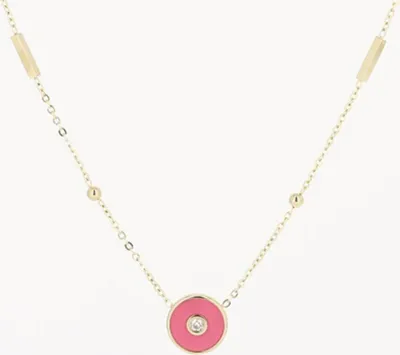Produktbild von Zag Bijoux Kette Liz - Farbe: Fuchsia/Gold