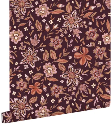 Produktbild von ESTAhome Tapete Blumenmuster Lila und Rosa 50 x 900 cm