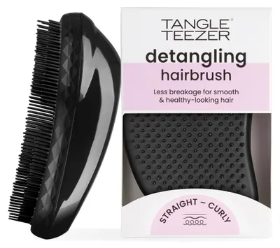 Produktbild von Tangle Teezer The Original, Universal, Paddelhaarbürste, Schwarz, Einfarbig, Mädchen, 1 Stück(e)