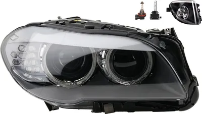 Produktbild von Scheinwerfer passend für BMW 5 FF11 10-13 D1S Rech. LWR+Nebel+Leuchtmittel 63117271912 7271912 63177216886 7216886 Johns