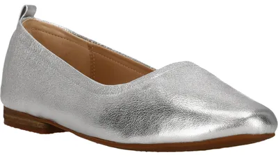 Produktbild von CLARKS Ballerinas Fawna Soft im coolen Metallic-Look 5358 Silver Metallic 36