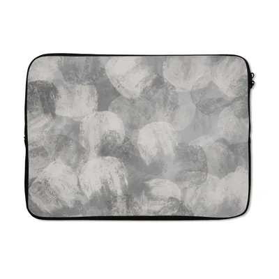 Produktbild von MuchoWow® Laptop Hülle 13 Zoll Abstrakt - Farbe - Grau - Malerei Laptoptasche - Laptophülle - Sleeve - Rundumschutz