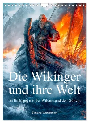 Produktbild von Die Wikinger und ihre Welt - Im Einklang mit der Wildnis und den Göttern (Wandkalender 2027 DIN A4 hoch), CALVENDO Monatskalender