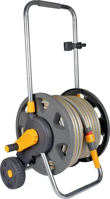Image de Chariot dévidoir Hozelock 60 m avec tuyau de 50 m