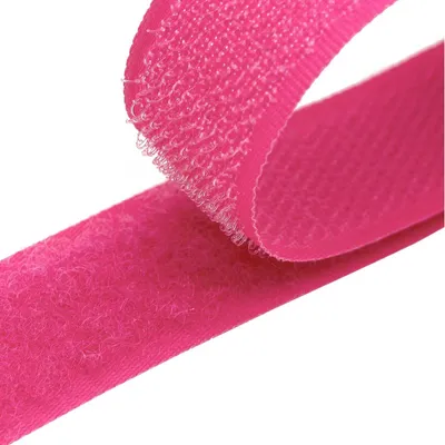 4m Klettband zum Nähen pink 516