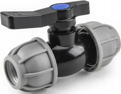 Obrázek produktu pro Ventil pro PE trubky Bradas DSRA10VNB3232 32x32mm