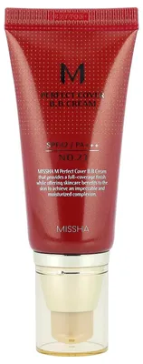 Productafbeelding van Missha M Perfect Cover BB Cream SPF 42, BB-crème, 50 ml, Medium, voor vrouwen, geschikt voor elk huidtype, medium