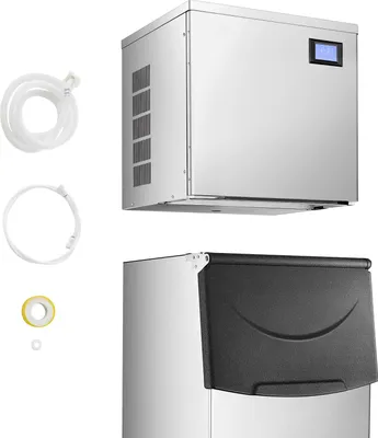 Produktbild von SucceBuy Eismaschinenkopf für Eiswürfelmaschine, Eisbereiter (nur Kopf) 204 kg/Tag