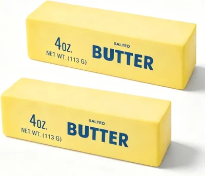 Productafbeelding van Boter squishy - Set van 2 - Butterstick knijpspeelgoed - Polyurethanmateriaal - Langzaam stijgende vorm - School