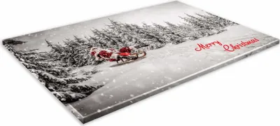 Zdjęcie produktu dla SZKLANA DESKA KUCHENNA 40x30cm - 523b Mikołaj