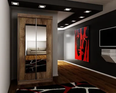 Produktbild von Schrank Top 6. Variante: Farbe Dunkle Esche, Größe: 100x200x62 cm