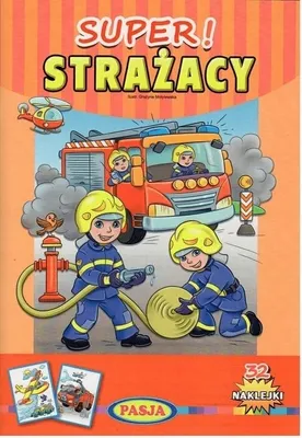 Zdjęcie produktu dla Strażacy Kolorowanka dla Dzieci z Naklejkami