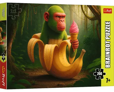 Zdjęcie produktu dla Puzzle Chimpanzini Bananini 200 elementów BrainRots