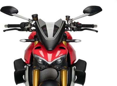 Produktbild von PUIG Naked Sport Light Smoke Verkleidung ABE genehmigt für Ducati
