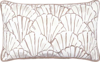 Produktbild von Greengate Joan Kissenhülle mit Stickerei beige 30x50cm