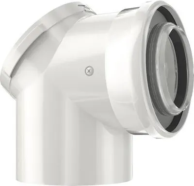 Produktbild von BOSCH Abgaszubehör FC-CER80-87 Doppelrohrbogen Prüföffnung, d:80/125 mm