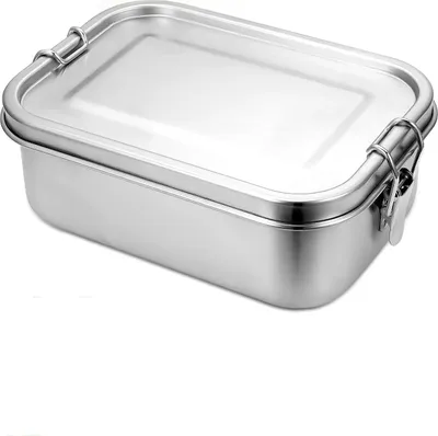 Zdjęcie produktu dla Pojemnik na lunch Clanmacy 800 ml bez plastiku Pojemnik na lunch ze stali nierdzewnej bez BPA