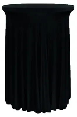 Produktbild von Elastische Tischdecke Skirting Für Tisch Cocktailtisch Fi80 H:110Cm