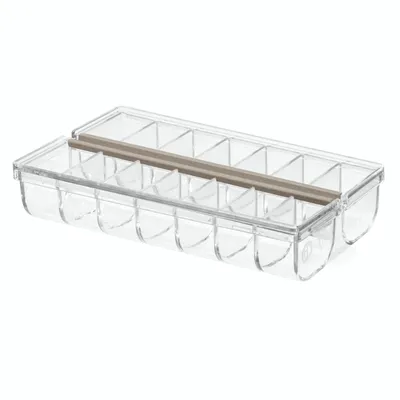 Produktbild von Medikamentenbox, 16,5 x 9,5 x 3,8 cm, Kunststoff, Transparent - iDesign | The Home Edit