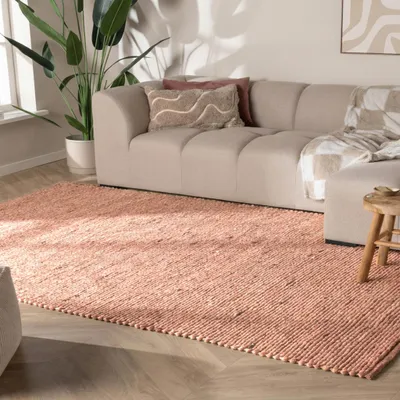Image de Volero - Tapis en laine - Feline Terracotta - 80x150cm