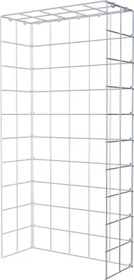 Produktbild von Anbaugabione Typ 4 100 cm x 20 cm x 50 cm (L x H x T), Maschenweite 10 cm x 10 cm, C-Ring
