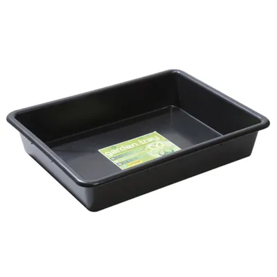 Produktbild von Garland Pflanzschale, rechteckig, schwarz, 64,5 x 49,5 x 12 cm
