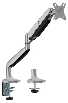 Obrázek produktu pro Držák monitoru, dvouramenný, s plynovou pružinou, pro monitory 17"-45", nosnost 16 kg
