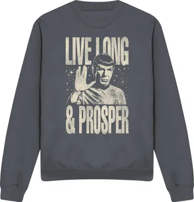 Imagen del producto de Sudadera uni "Star Trek: La Serie Original" - diseño "Prosper" para hombre/mujer, modelo TV11416 (talla L), color carbón